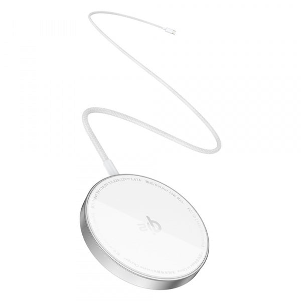 Baseus Wireless Charger Simple Mini4 Air, 15W, 1.67A, Silver P10278200S11-00