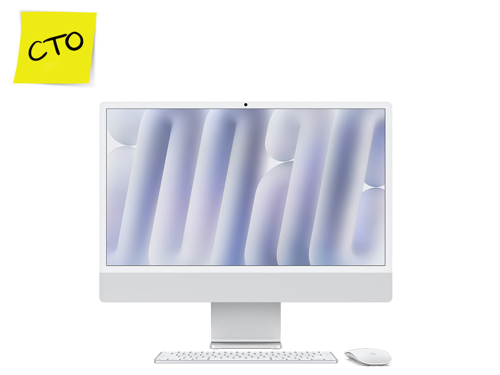 Apple iMac 24‘‘ Silber CTO M4 10-Core CPU (TID.Num.)