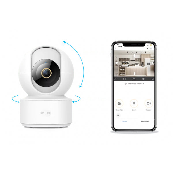 iMILAB Home Security Camera C21, Wi-Fi, 2.5K, Indoor, White CMSXJ38A