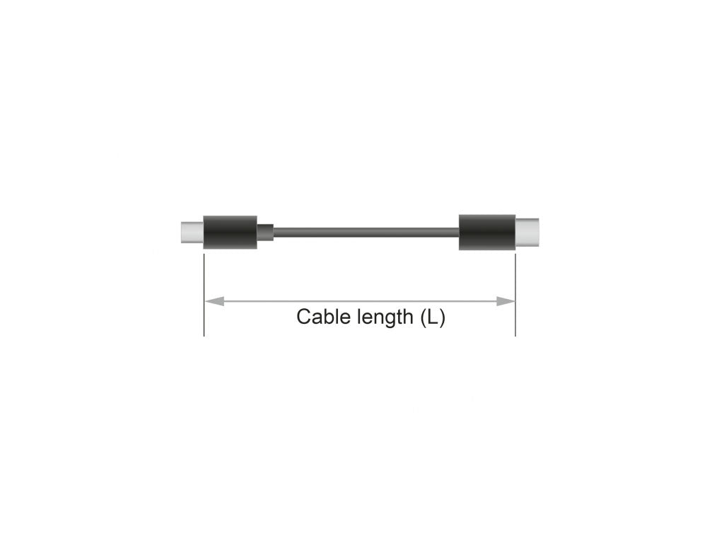 Delock HDMI zu DVI 24+1 Kabel bidirektional 2 m
