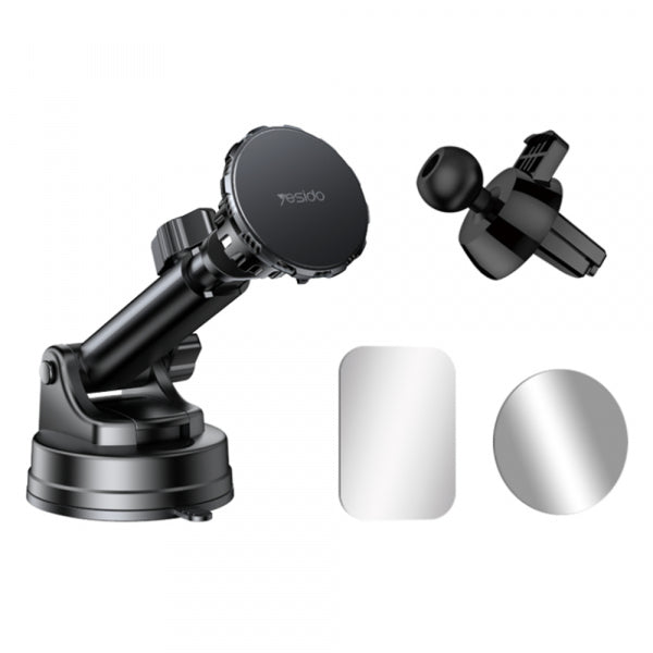 Yesido Magnetic Car Holder C160, Universal, Black