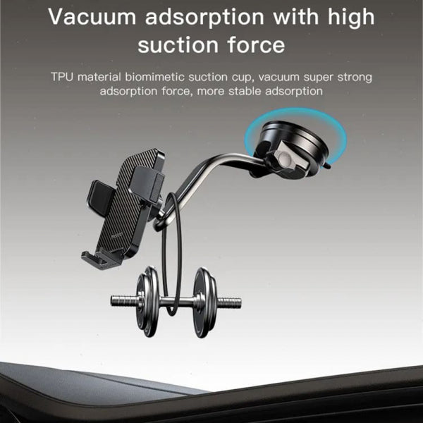 Yesido Car Holder C172, 4inch - 7inch, Black