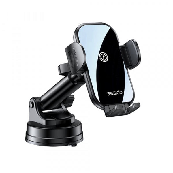 Yesido Wireless Car Charger C197, 15W, 1.67A, Black