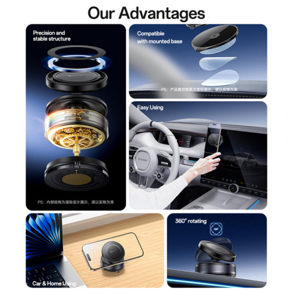 Yesido Magnetic Car Holder C227, Universal, Black