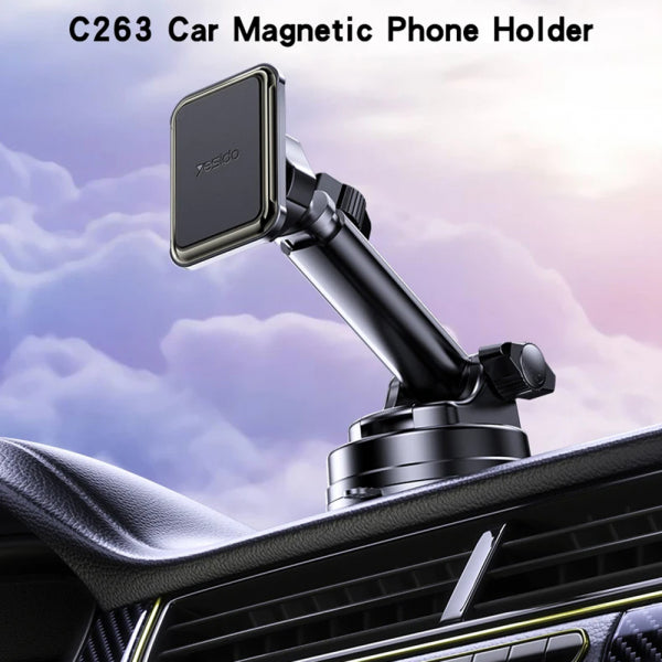 Yesido Magnetic Car Holder C263, Universal, Black