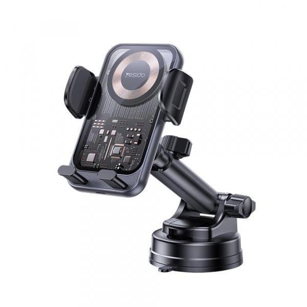 Yesido Wireless Car Charger C307, 15W, 1.67A, Black