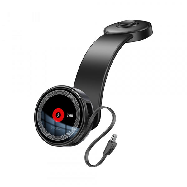Yesido Wireless Car Charger C314, 15W, 1.67A, Black