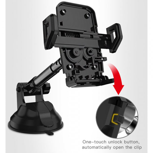 Yesido Car Holder C40, Universal, Black