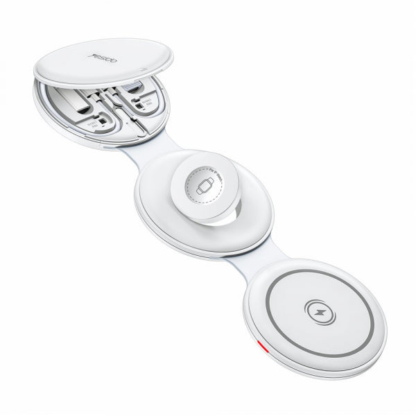 Yesido Wireless Charger DS29 5in1, 15W, 1.67A, White