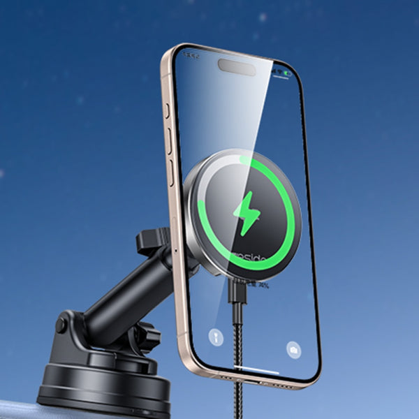 Yesido Wireless Car Charger DS30, 15W, 1.67A, Black