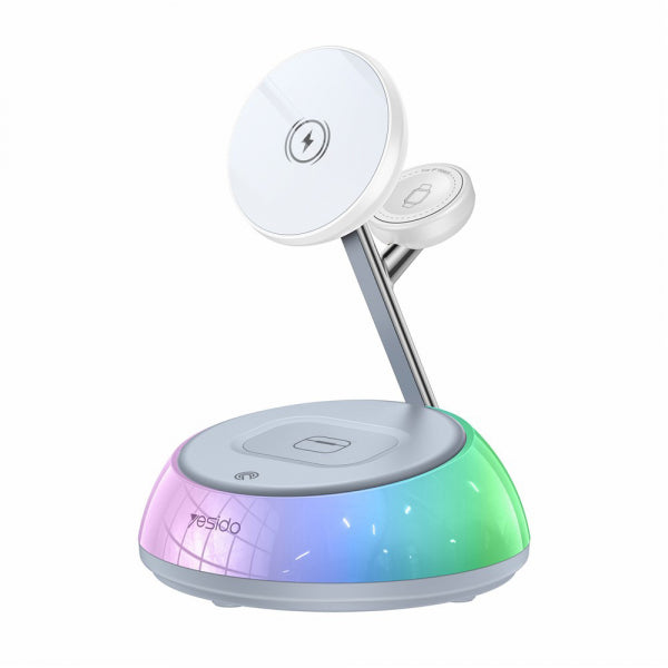 Yesido Wireless Charger DS31 3in1, 15W, 1.67A, White