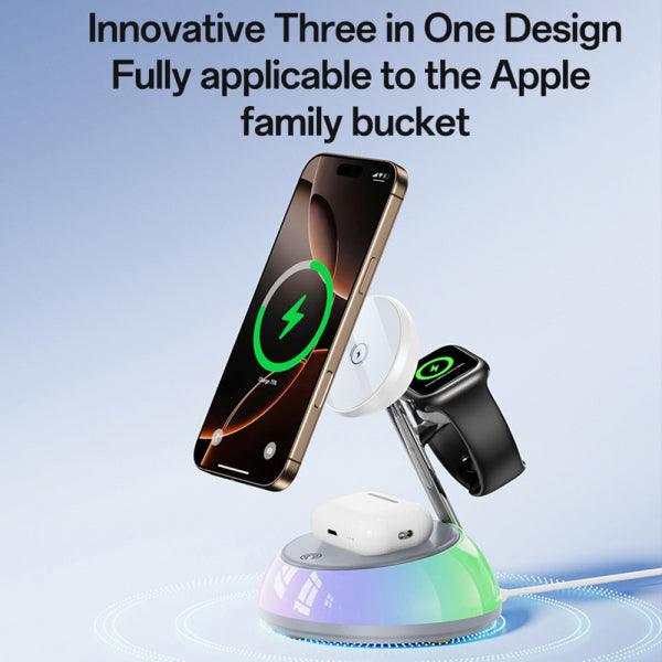 Yesido Wireless Charger DS31 3in1, 15W, 1.67A, White