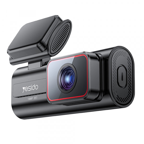 Yesido Dash Camera KM21, 1080P, Wi-Fi, 1.47inch LCD, Black