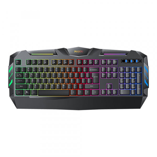 Yesido Wired Gaming Keyboard KB21, RGB, 1.5m, Black