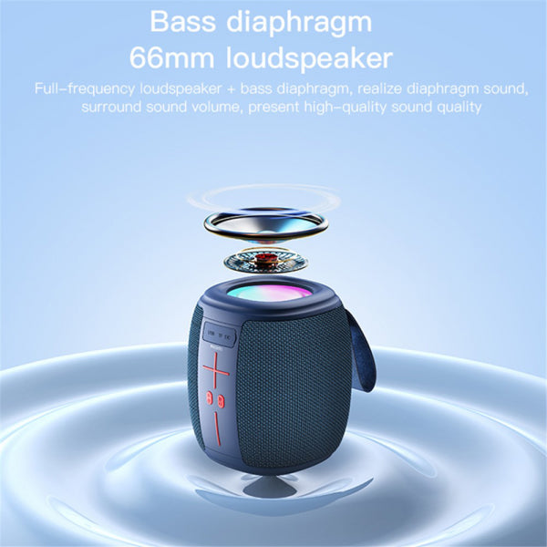 Yesido Bluetooth Speaker YSW14, 5W, RGB, Blue