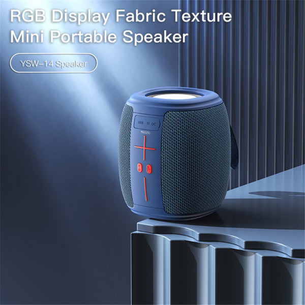 Yesido Bluetooth Speaker YSW14, 5W, RGB, Blue