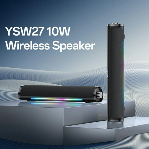 Yesido Bluetooth Speaker YSW27, 10W, RGB, Black