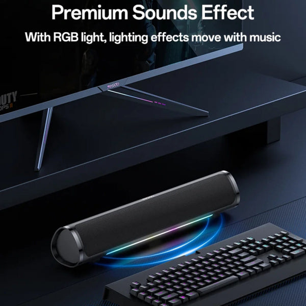 Yesido Bluetooth Speaker YSW27, 10W, RGB, Black