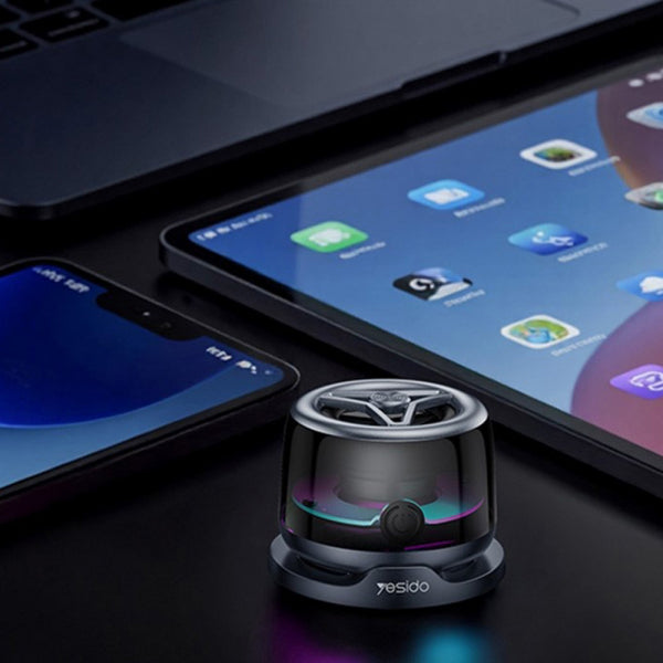 Yesido Bluetooth Speaker YSW32, 3W, RGB, Black