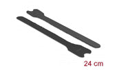 Delock Klett-Kabelbinder L 240 mm x B 13 mm 10 Stück schwarz