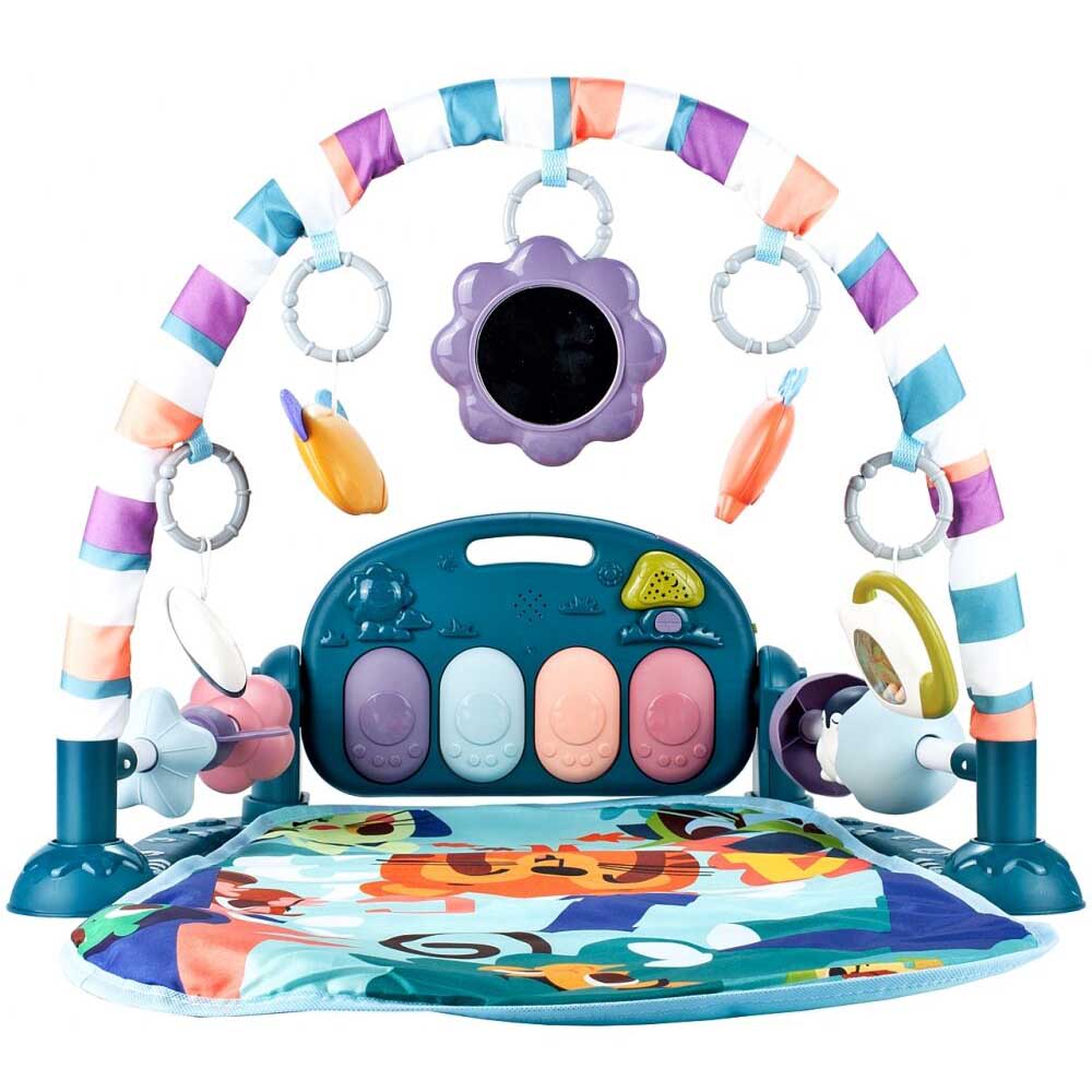 Centru de activitati cu pian, in mai multe tipuri-albastru